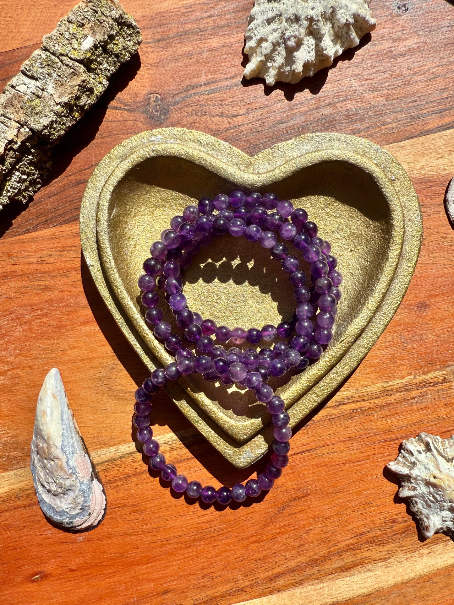 AMETHYST BRACELET 6MM