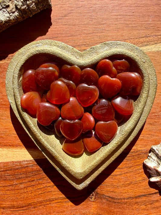 CARNELIAN MINI HEART