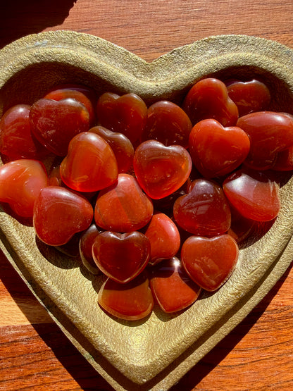 CARNELIAN MINI HEART