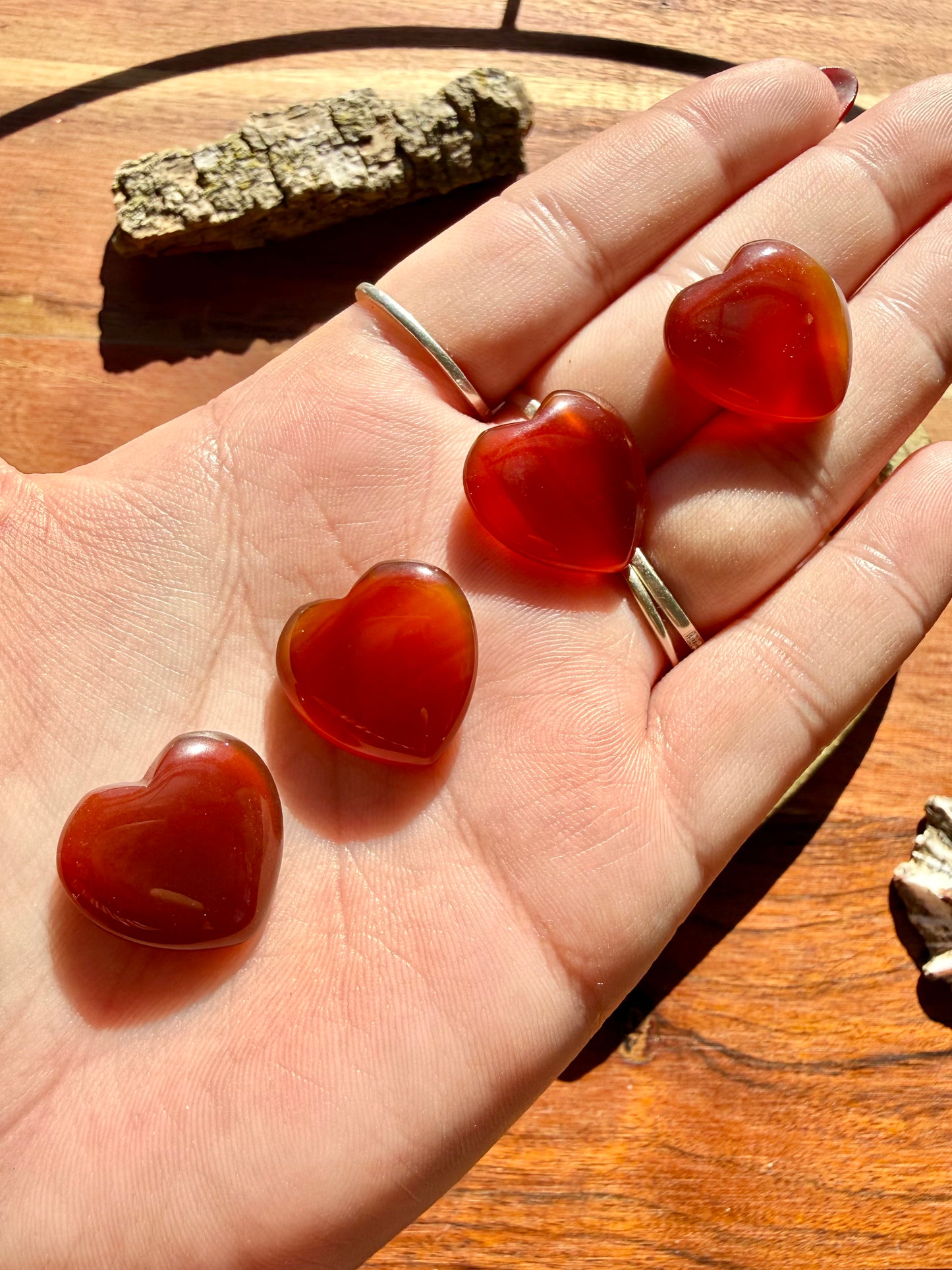 CARNELIAN MINI HEART