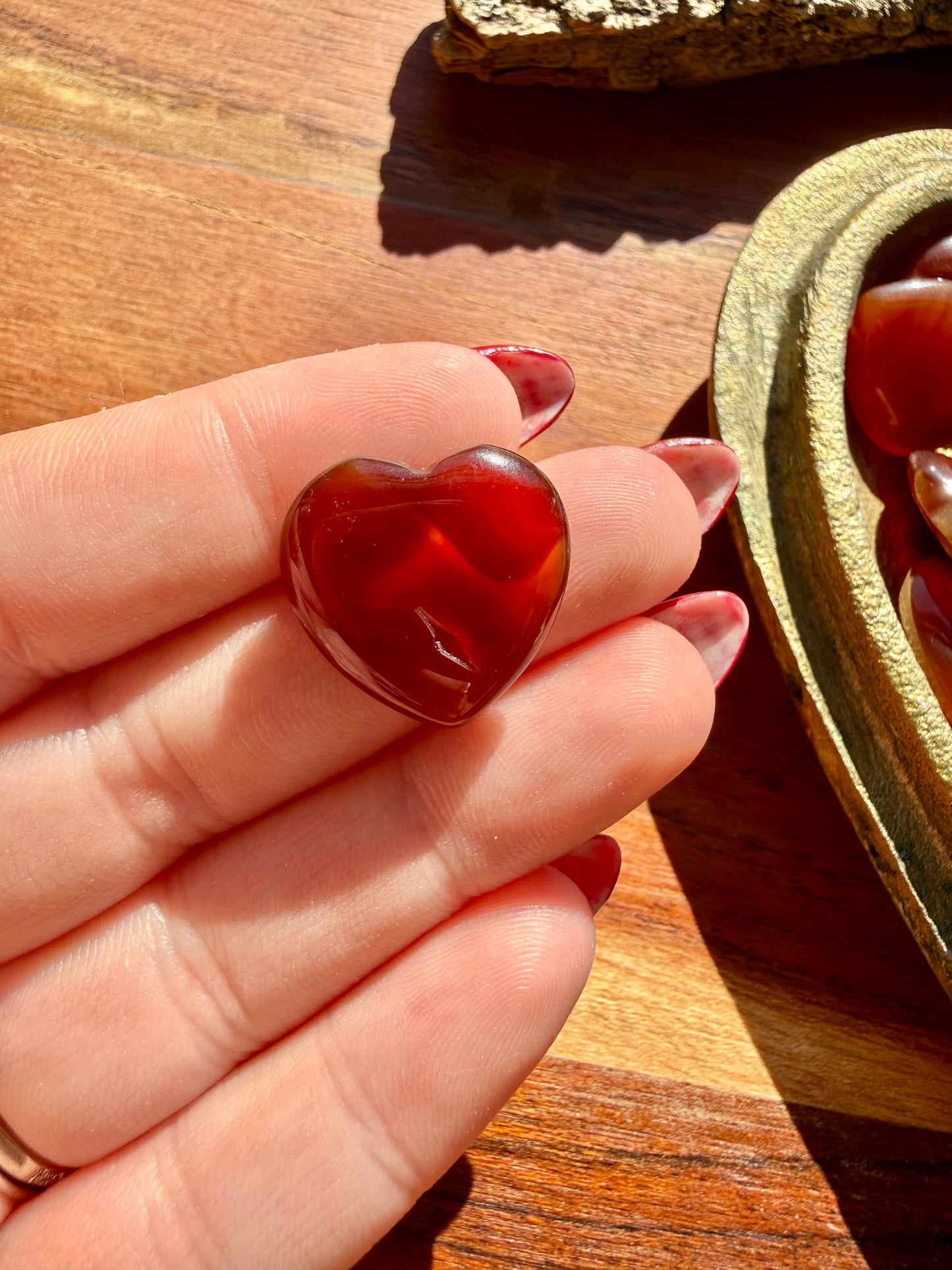 CARNELIAN MINI HEART