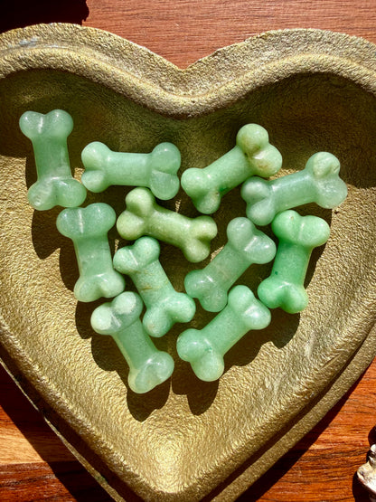 GREEN AVENTURINE MINI BONE