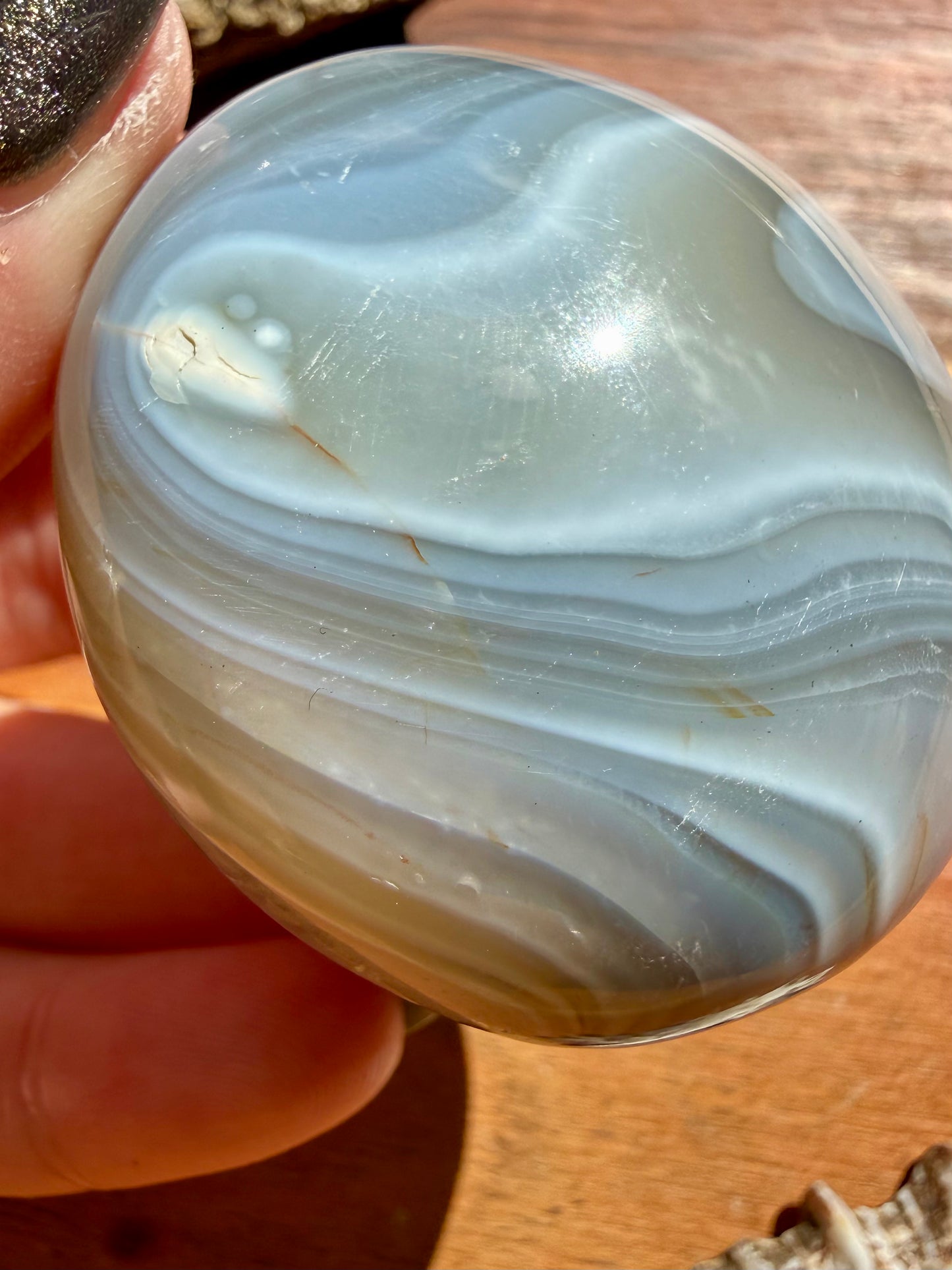 ORCA AGATE PALM STONE
