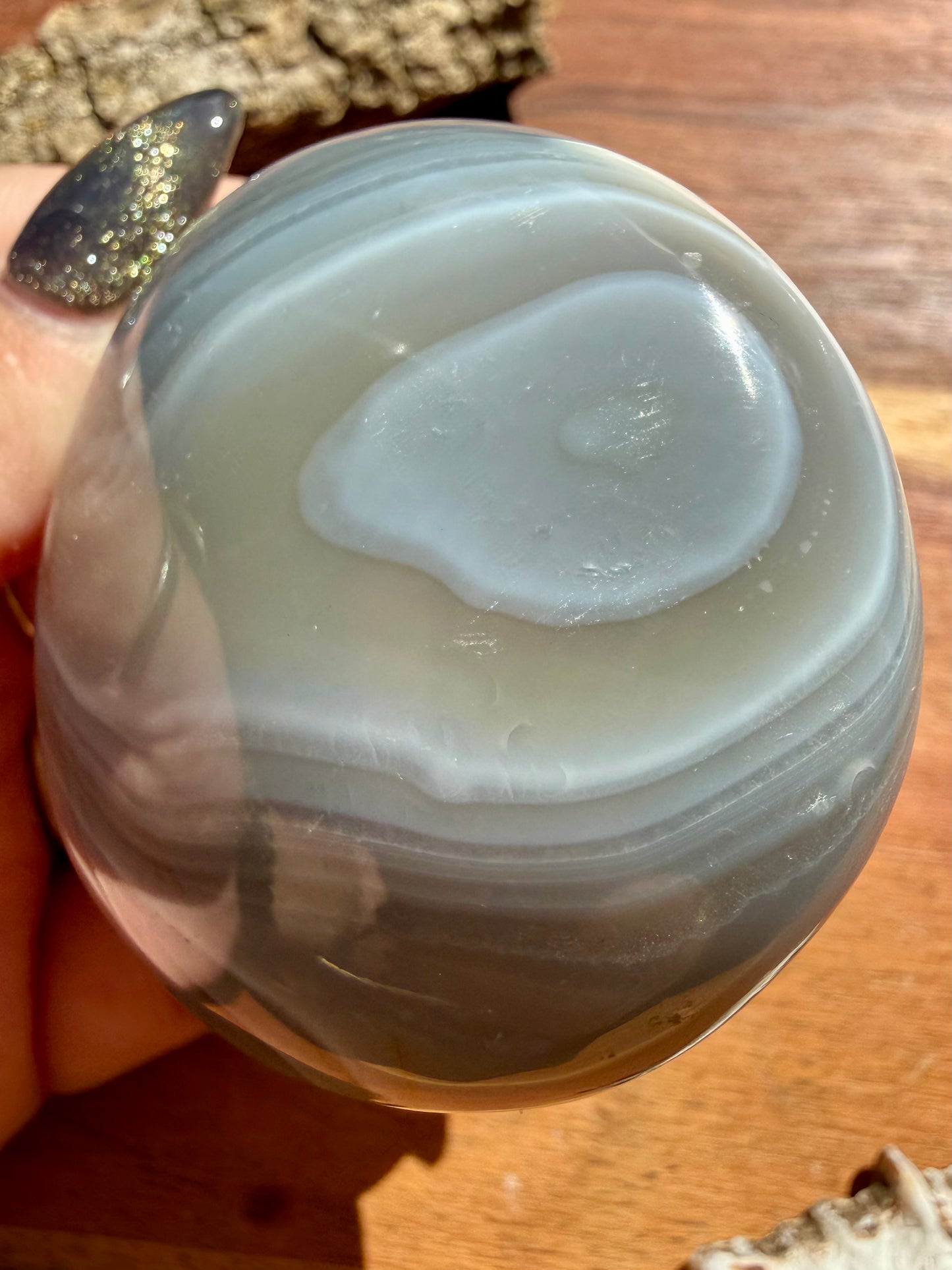 ORCA AGATE PALM STONE