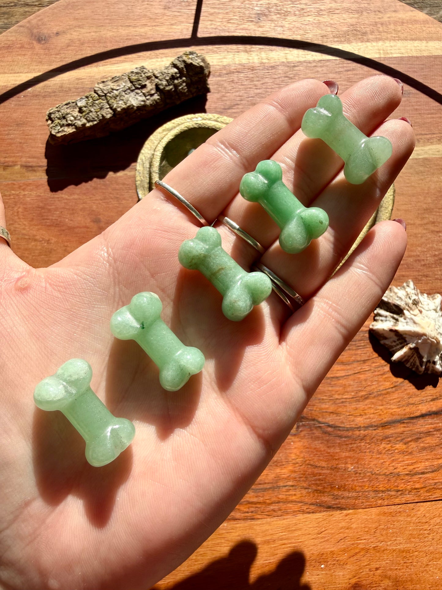 GREEN AVENTURINE MINI BONE