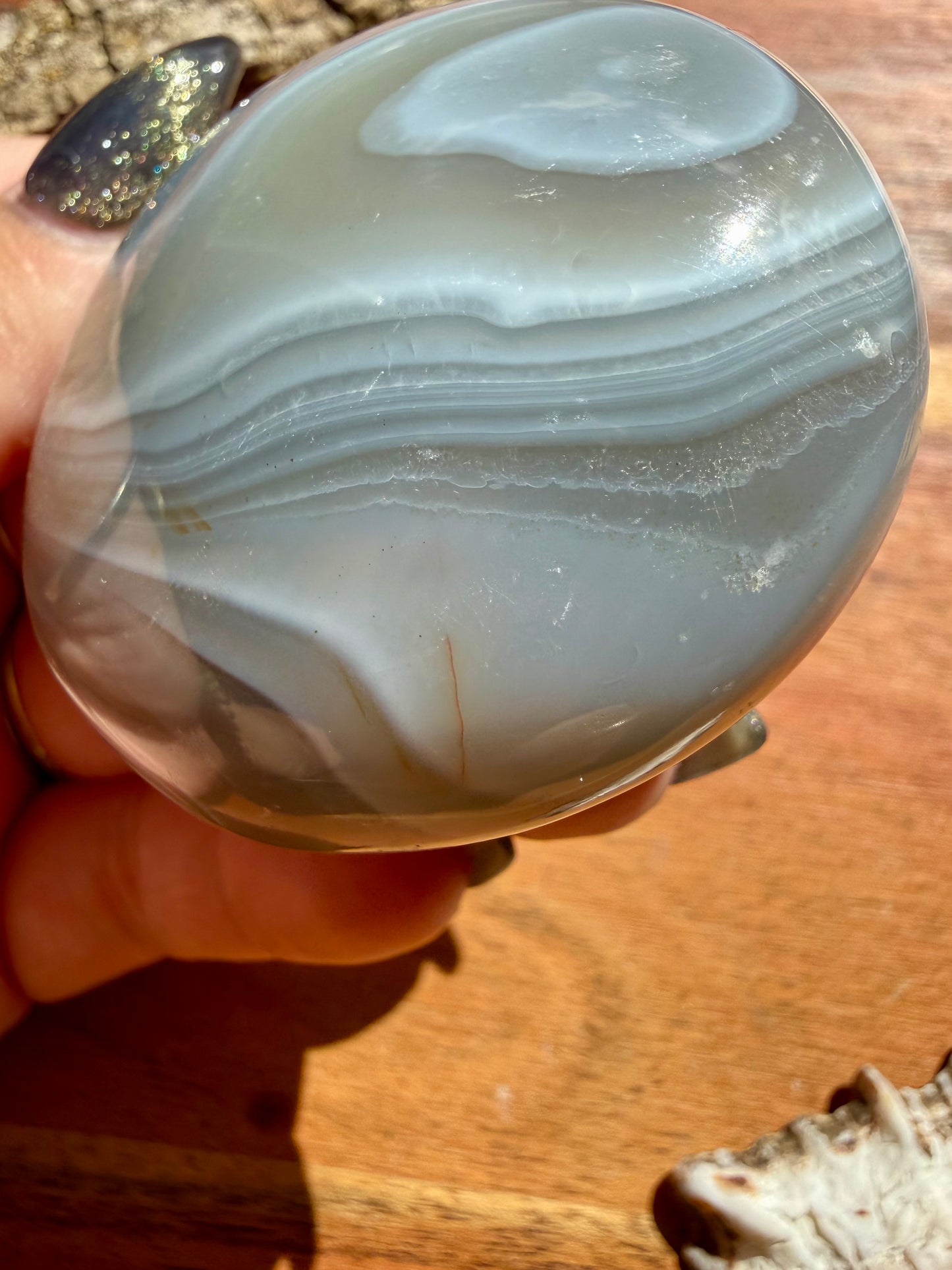 ORCA AGATE PALM STONE
