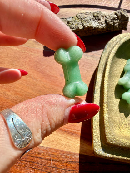 GREEN AVENTURINE MINI BONE