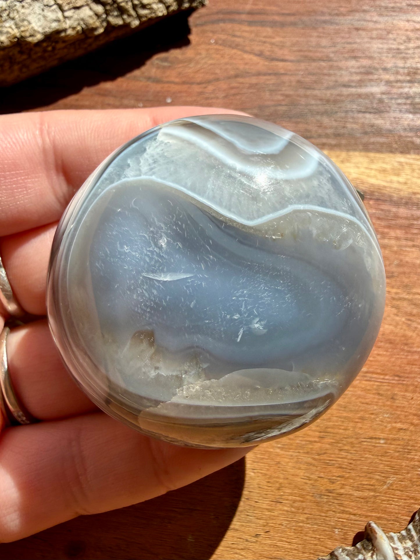 ORCA AGATE PALM STONE