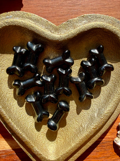 BLACK OBSIDIAN MINI BONE