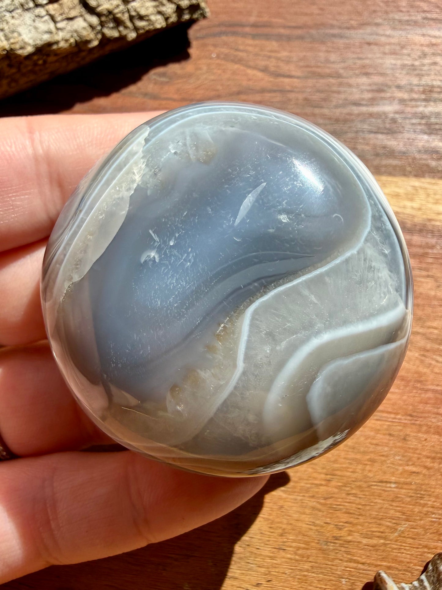 ORCA AGATE PALM STONE