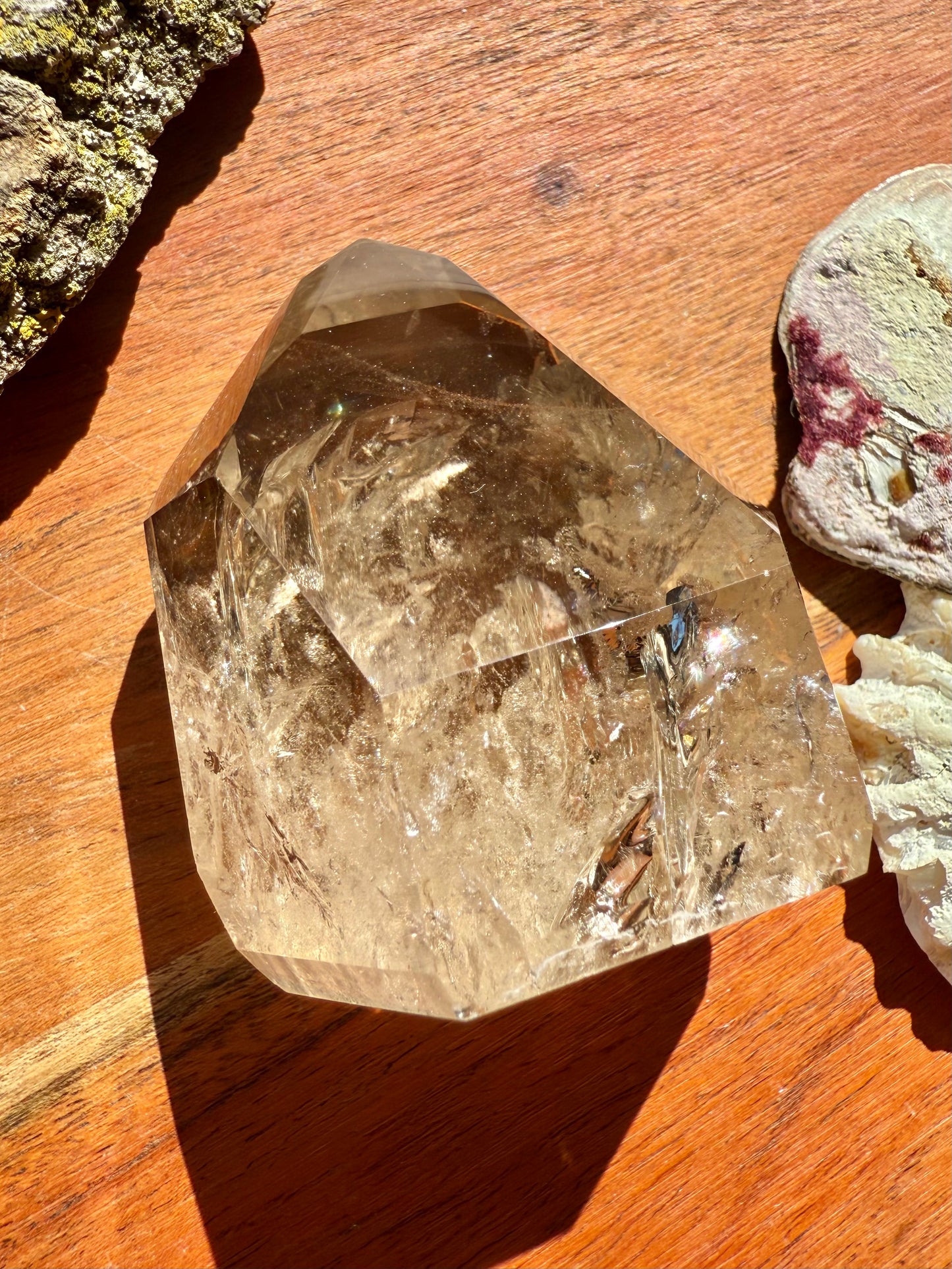 HIGH QUALITY SMOKY QUARTZ POINT FROM BRAZIL
