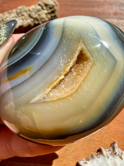 ORCA AGATE PALM STONE