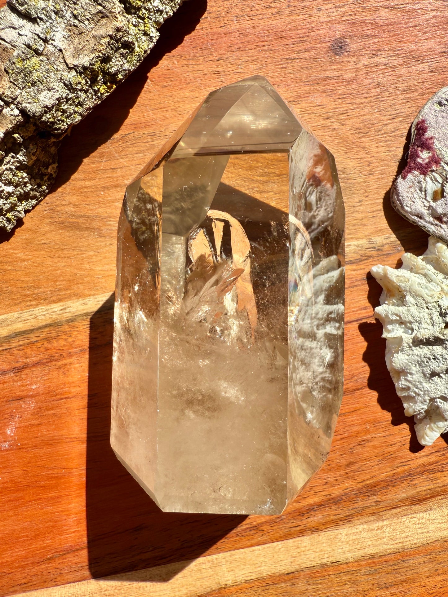 HIGH QUALITY SMOKY QUARTZ POINT FROM BRAZIL