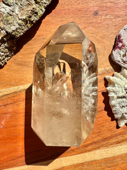 HIGH QUALITY SMOKY QUARTZ POINT FROM BRAZIL
