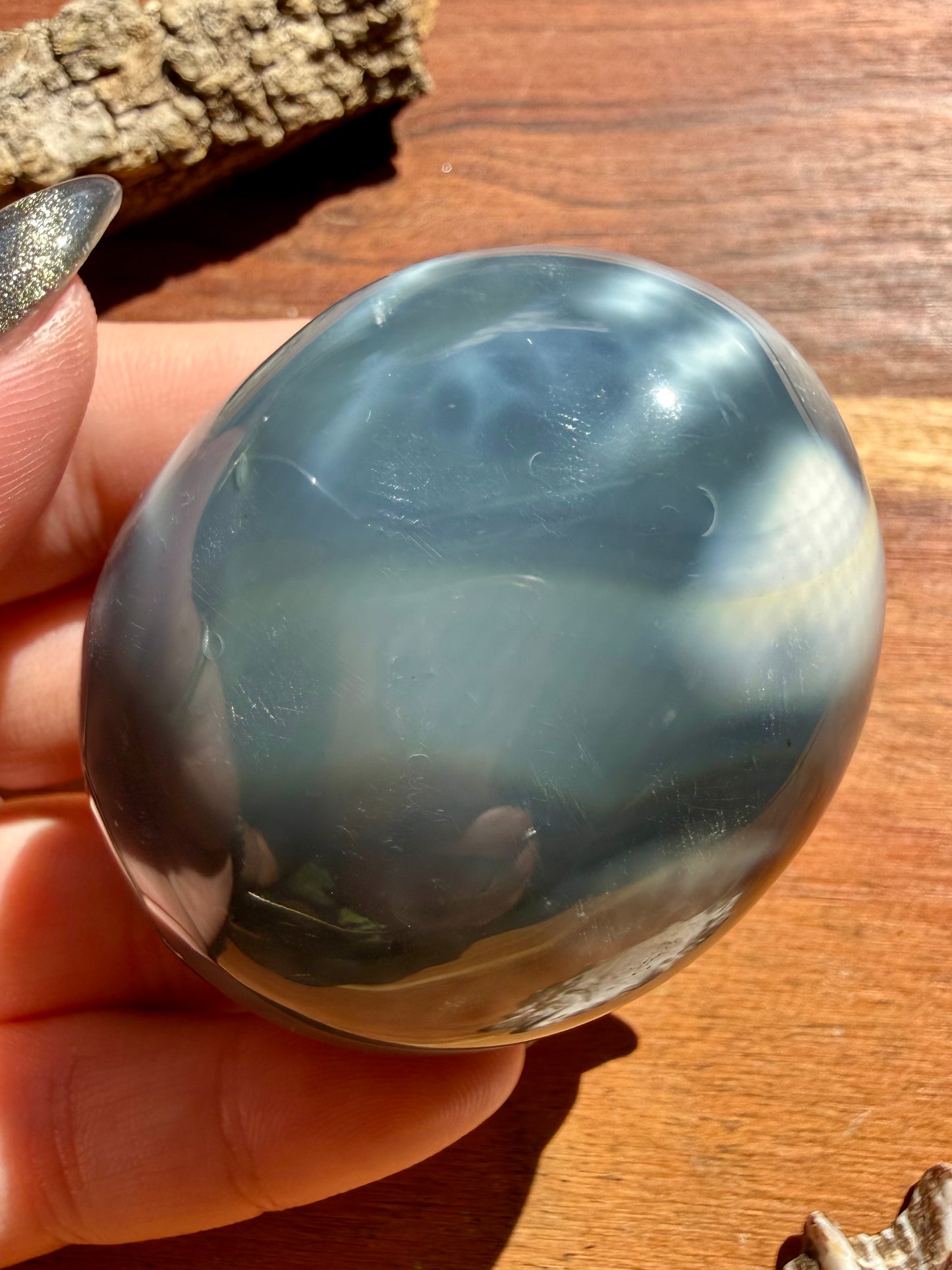 ORCA AGATE PALM STONE