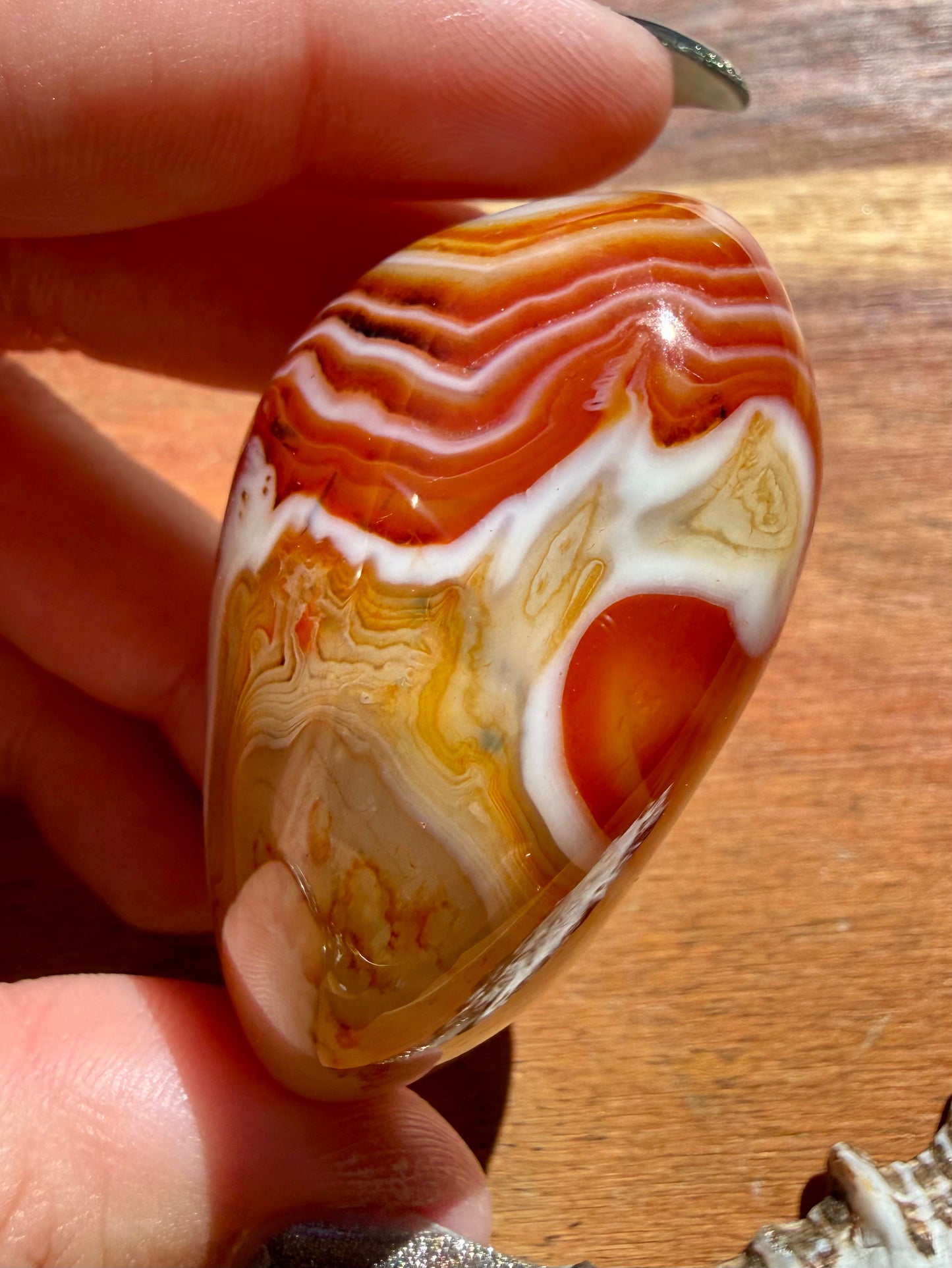 SARDONYX PALM STONE