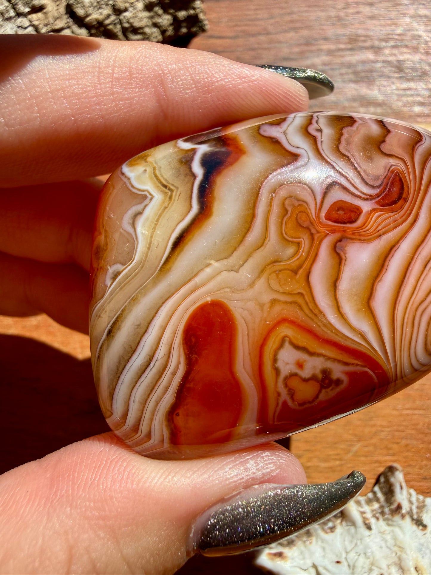 SARDONYX PALM STONE
