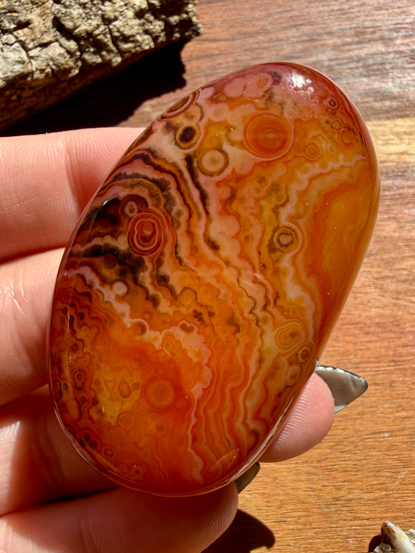 SARDONYX PALM STONE