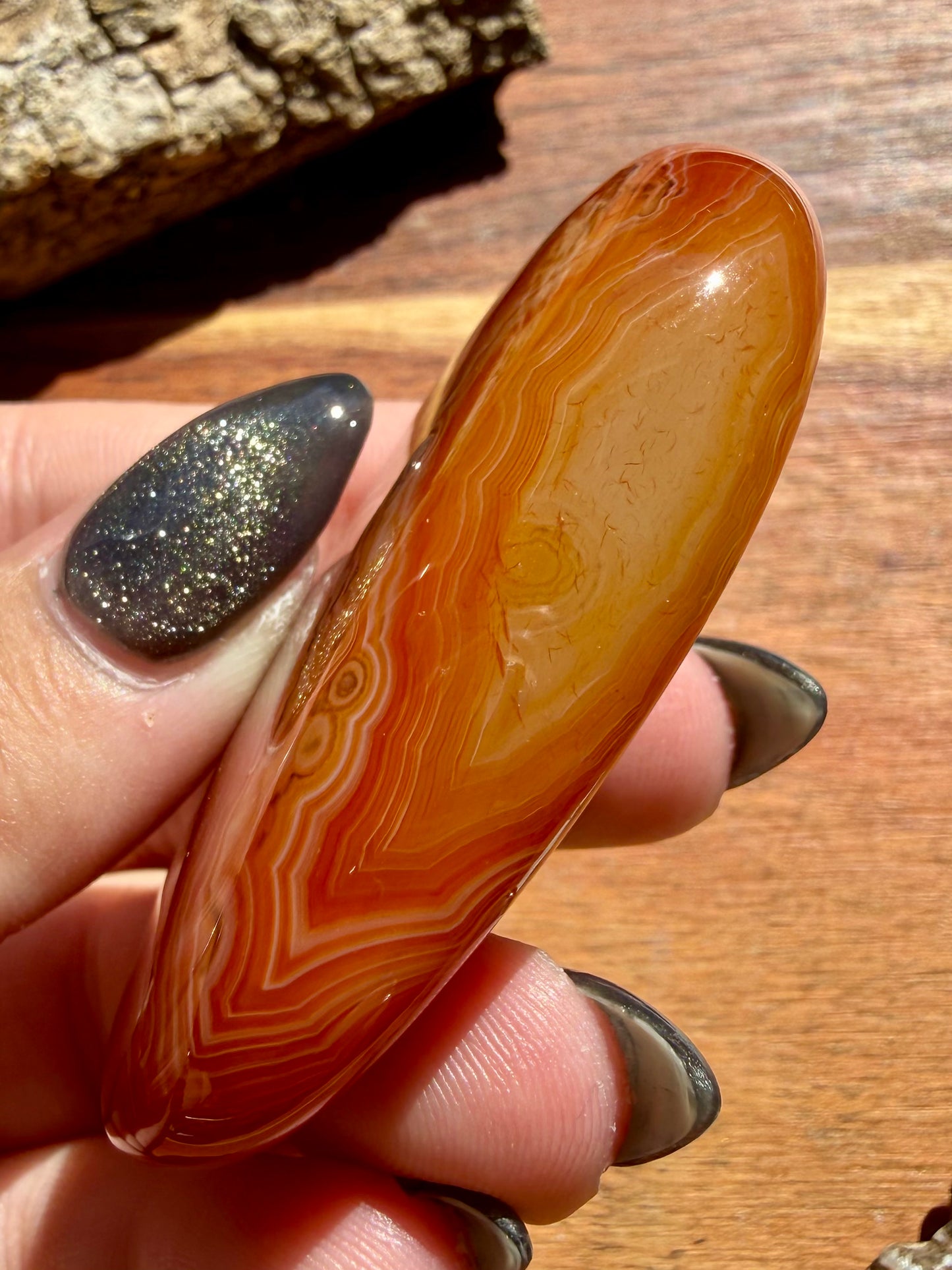 SARDONYX PALM STONE