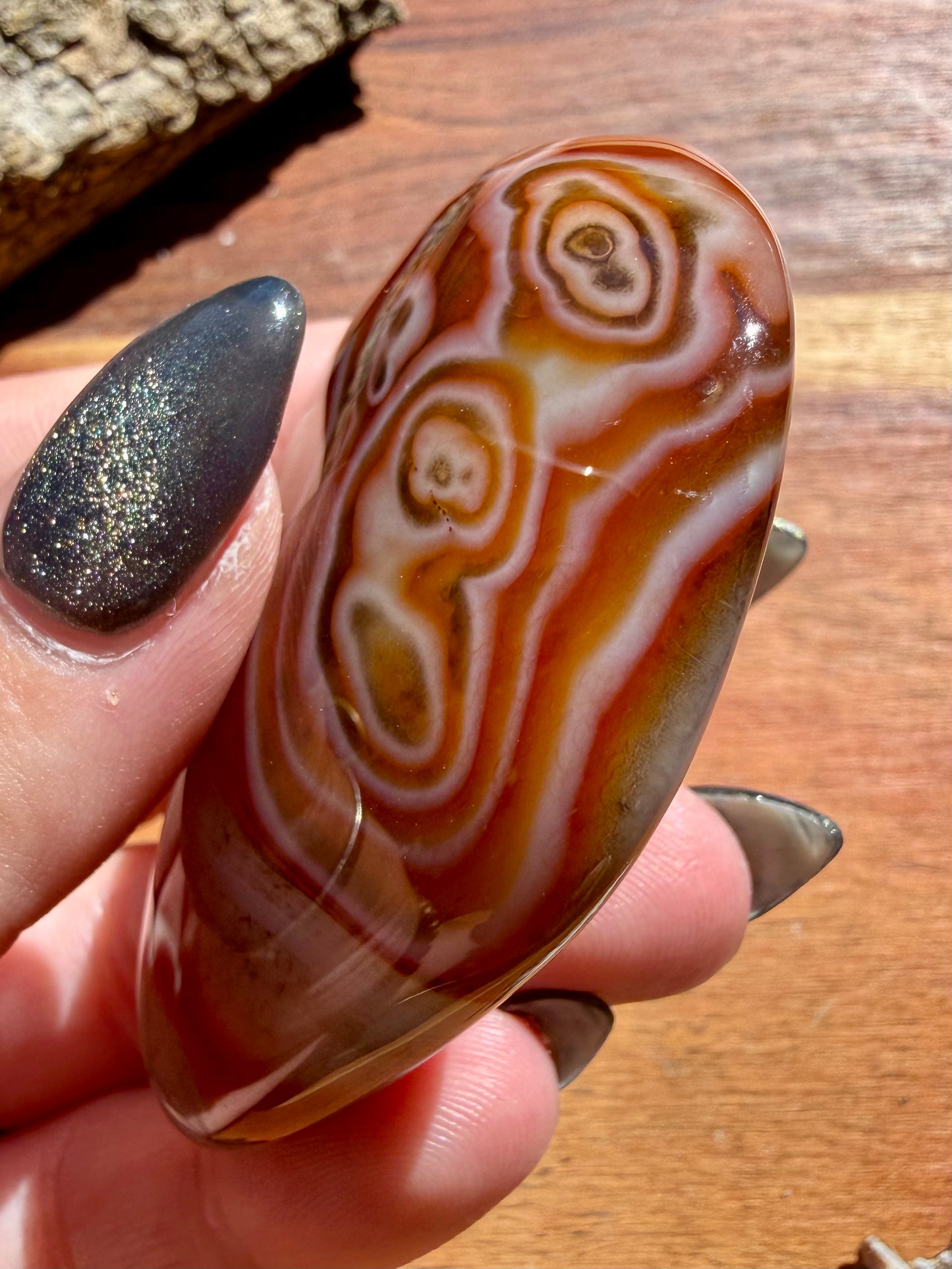 SARDONYX PALM STONE