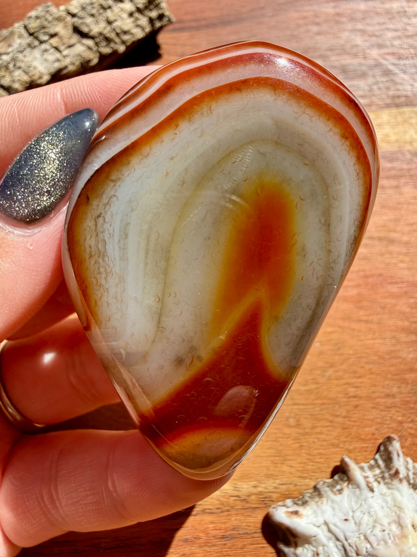 SARDONYX PALM STONE