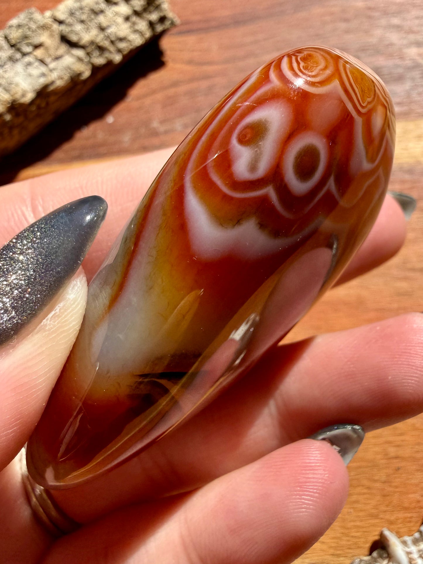 SARDONYX PALM STONE