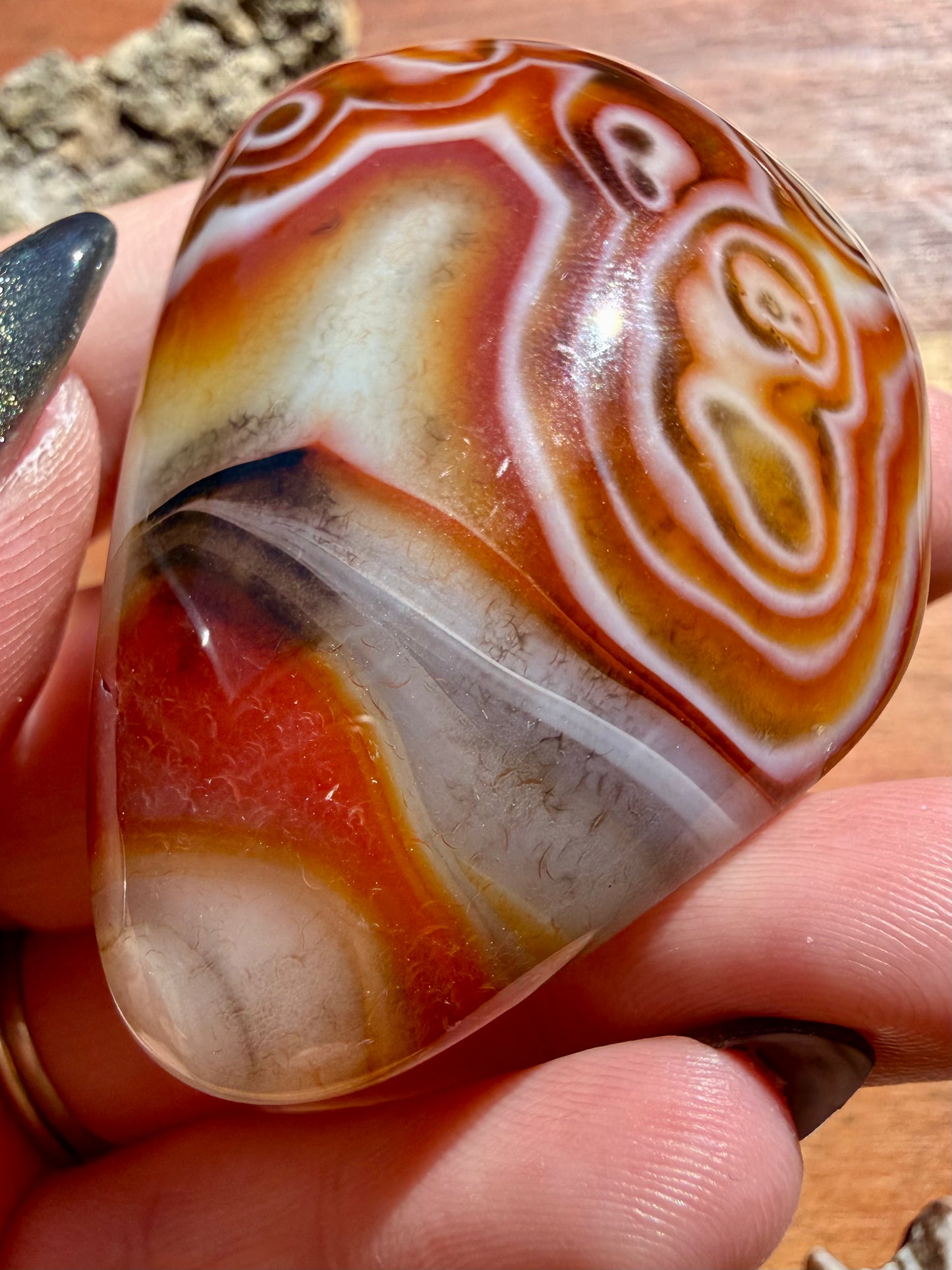 SARDONYX PALM STONE
