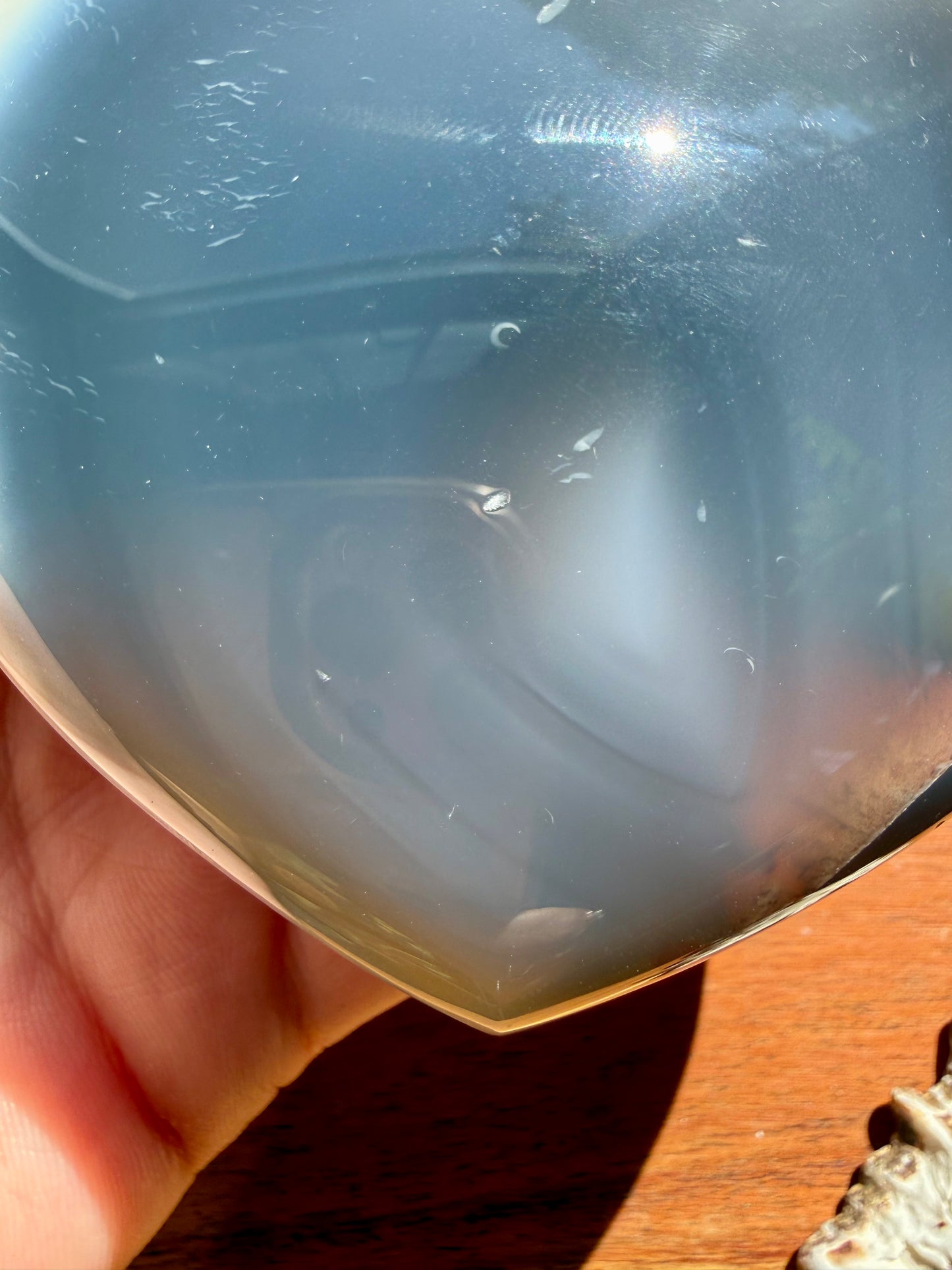 ORCA AGATE + CARNELIAN HEART