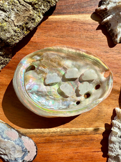 MINI RAINBOW MOONSTONE CLOUD CARVING [QTY. 1]