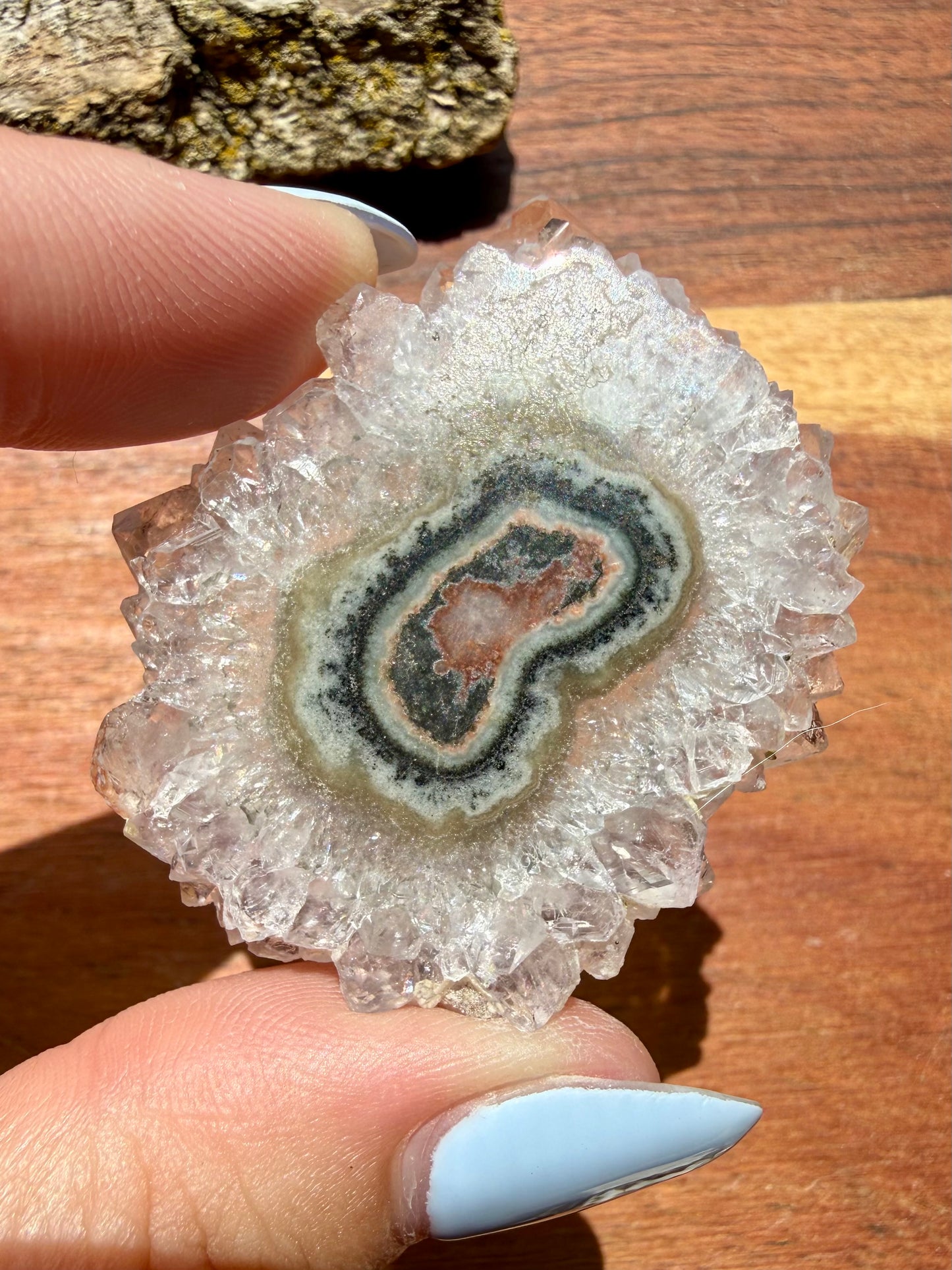 AMETHYST STALACTITE SLICE