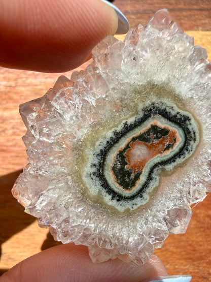 AMETHYST STALACTITE SLICE