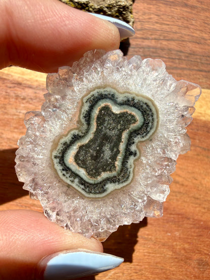 AMETHYST STALACTITE SLICE