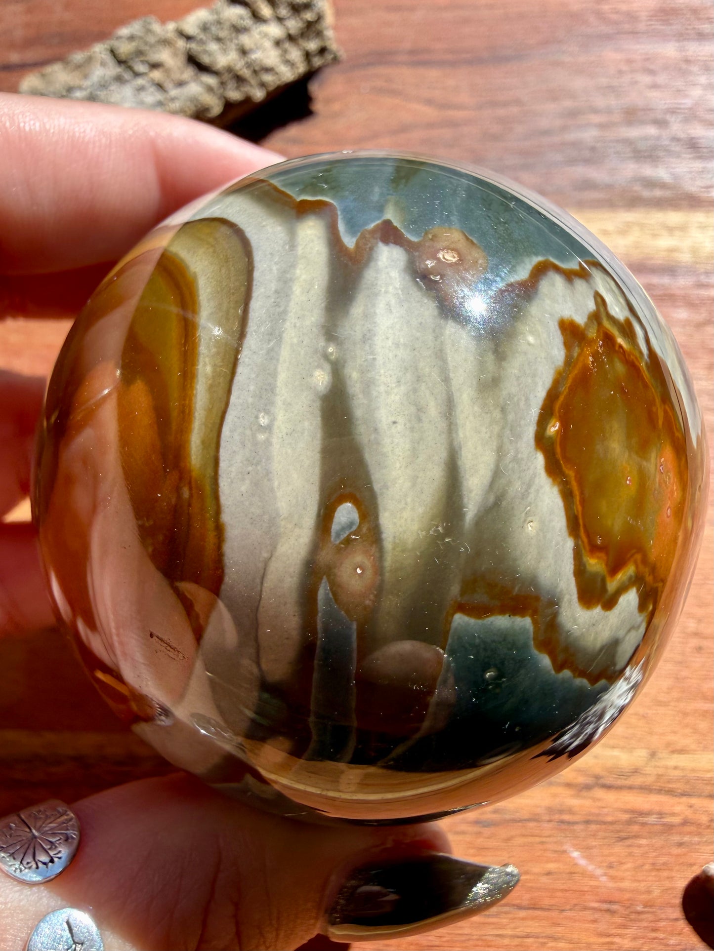 POLYCHROME JASPER SPHERE