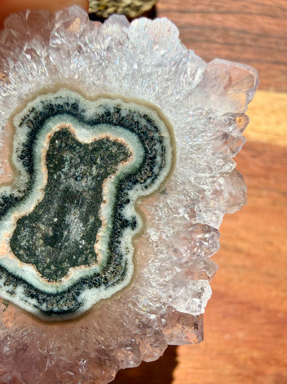 AMETHYST STALACTITE SLICE