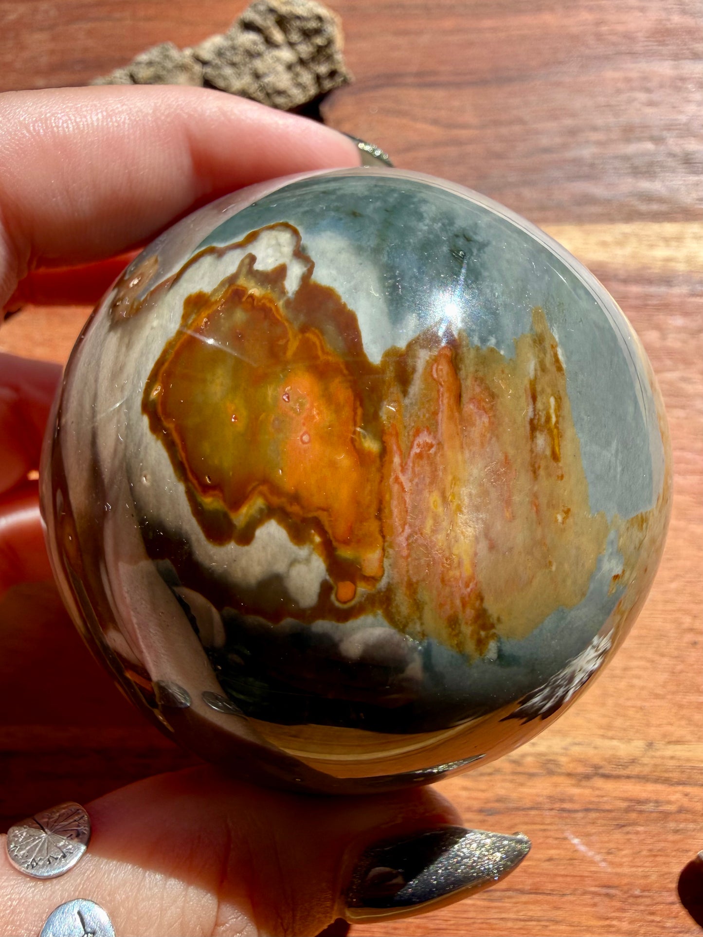 POLYCHROME JASPER SPHERE