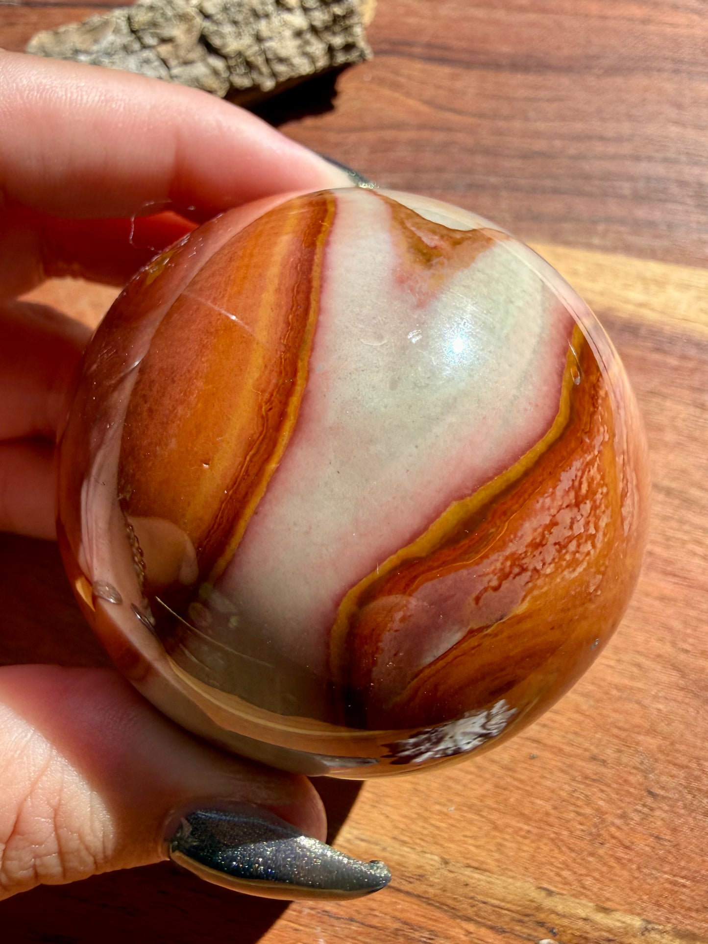 POLYCHROME JASPER SPHERE