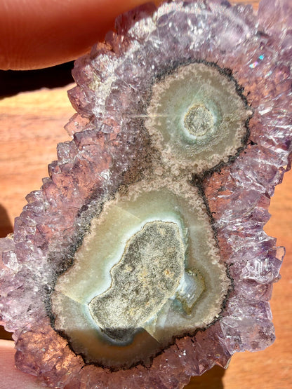 AMETHYST STALACTITE SLICE