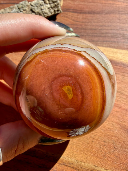 POLYCHROME JASPER SPHERE