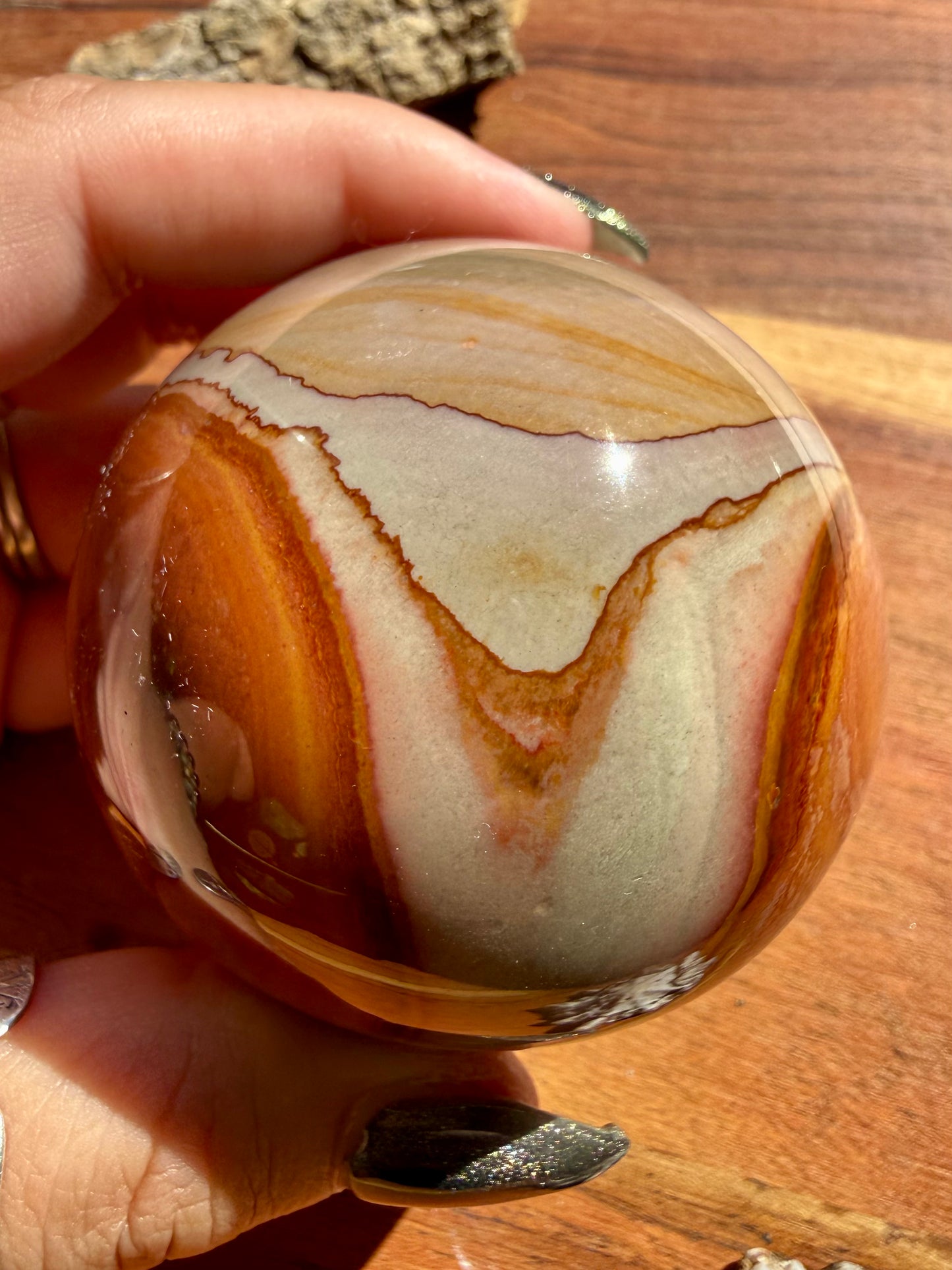 POLYCHROME JASPER SPHERE
