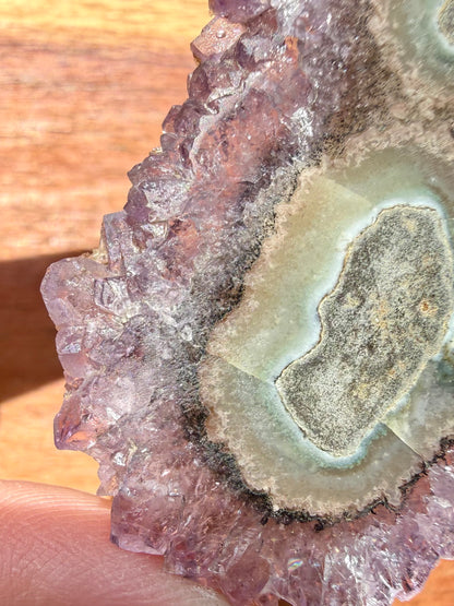 AMETHYST STALACTITE SLICE