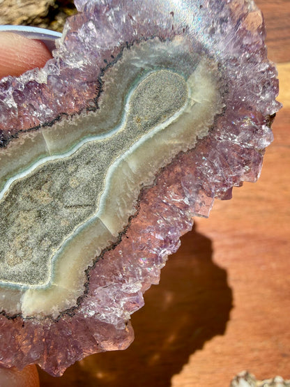 AMETHYST STALACTITE SLICE