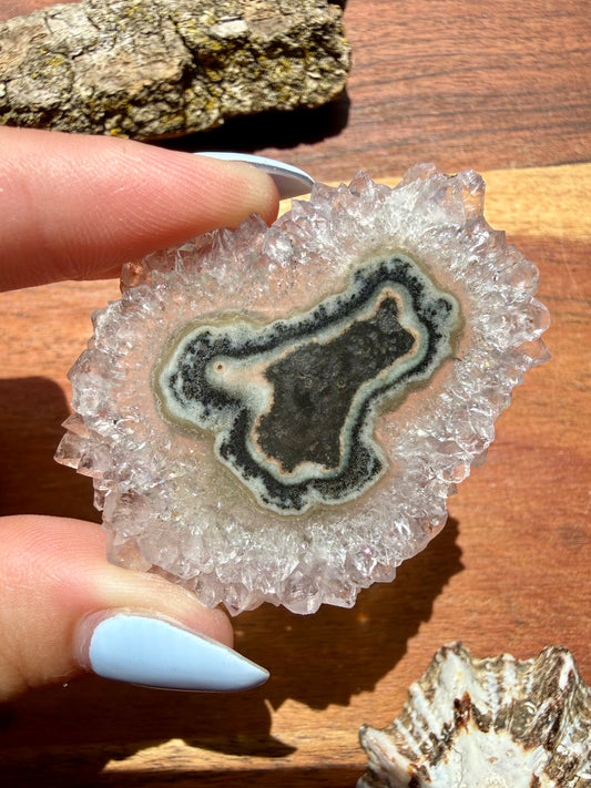AMETHYST STALACTITE SLICE