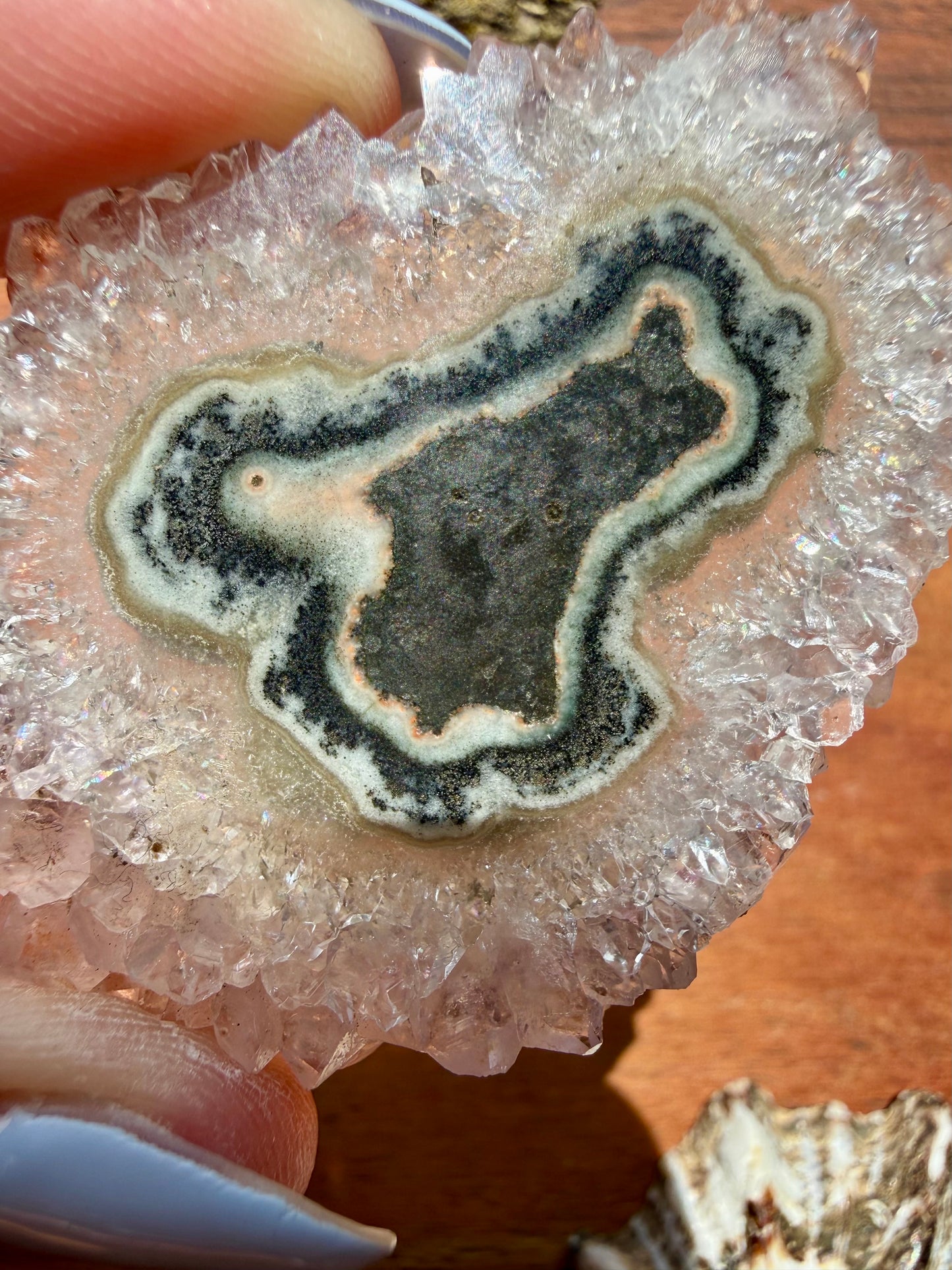 AMETHYST STALACTITE SLICE