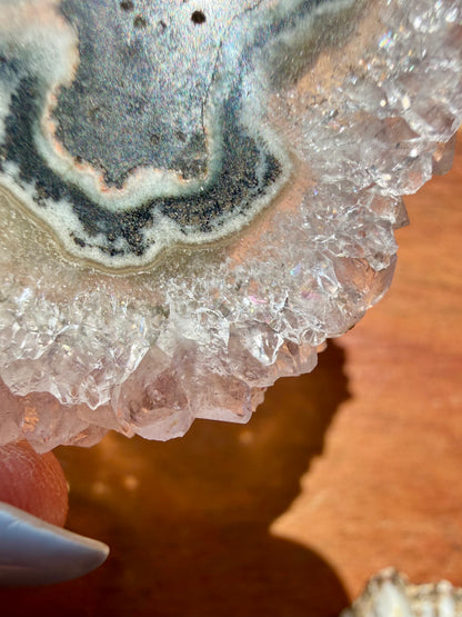 AMETHYST STALACTITE SLICE