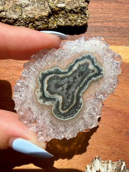 AMETHYST STALACTITE SLICE