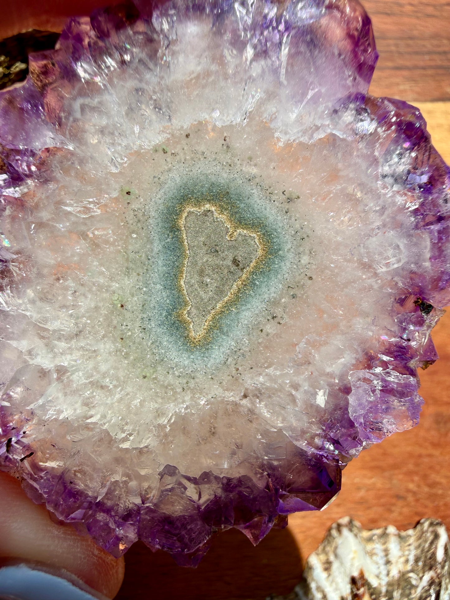 AMETHYST STALACTITE SLICE