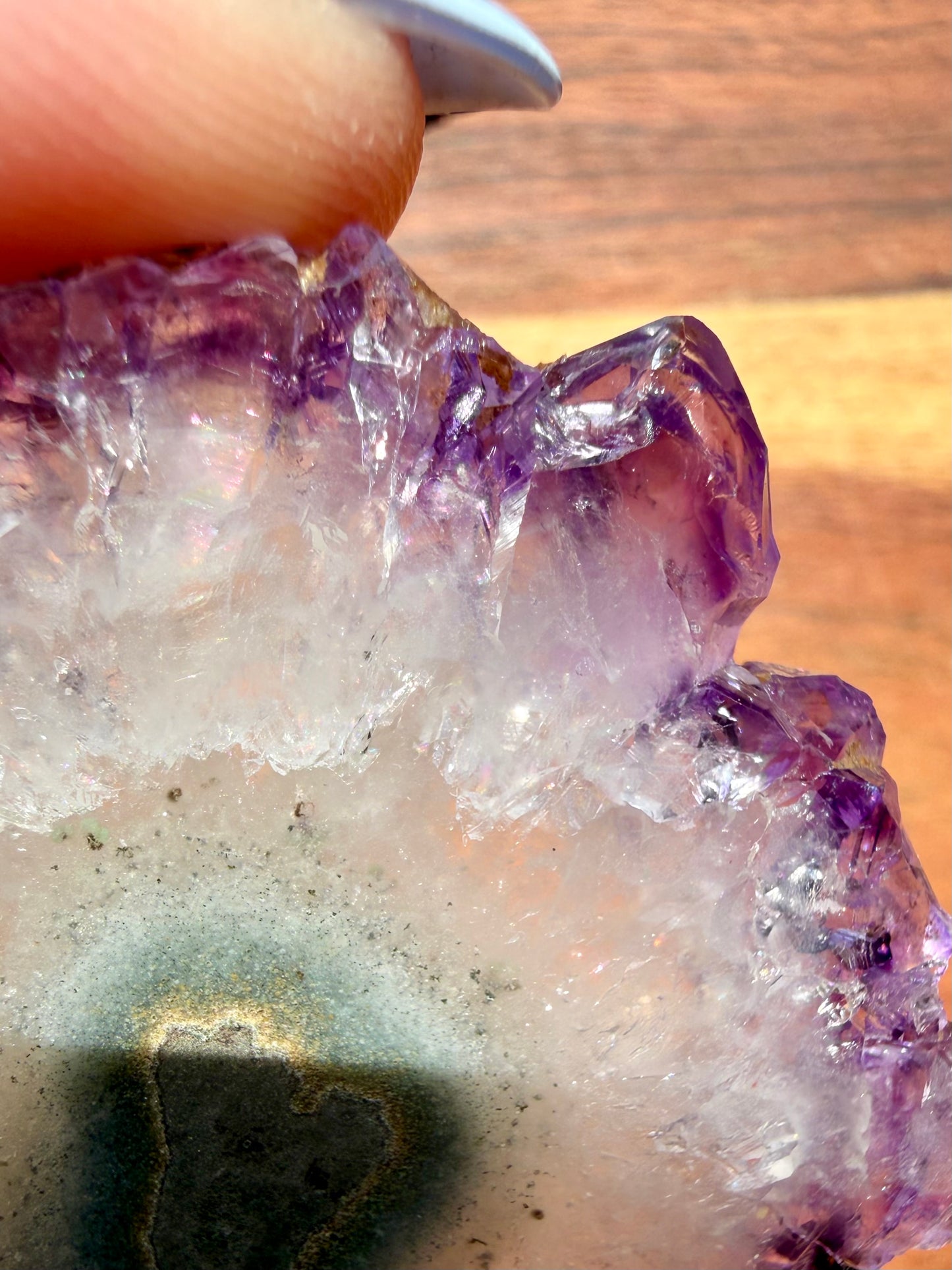 AMETHYST STALACTITE SLICE