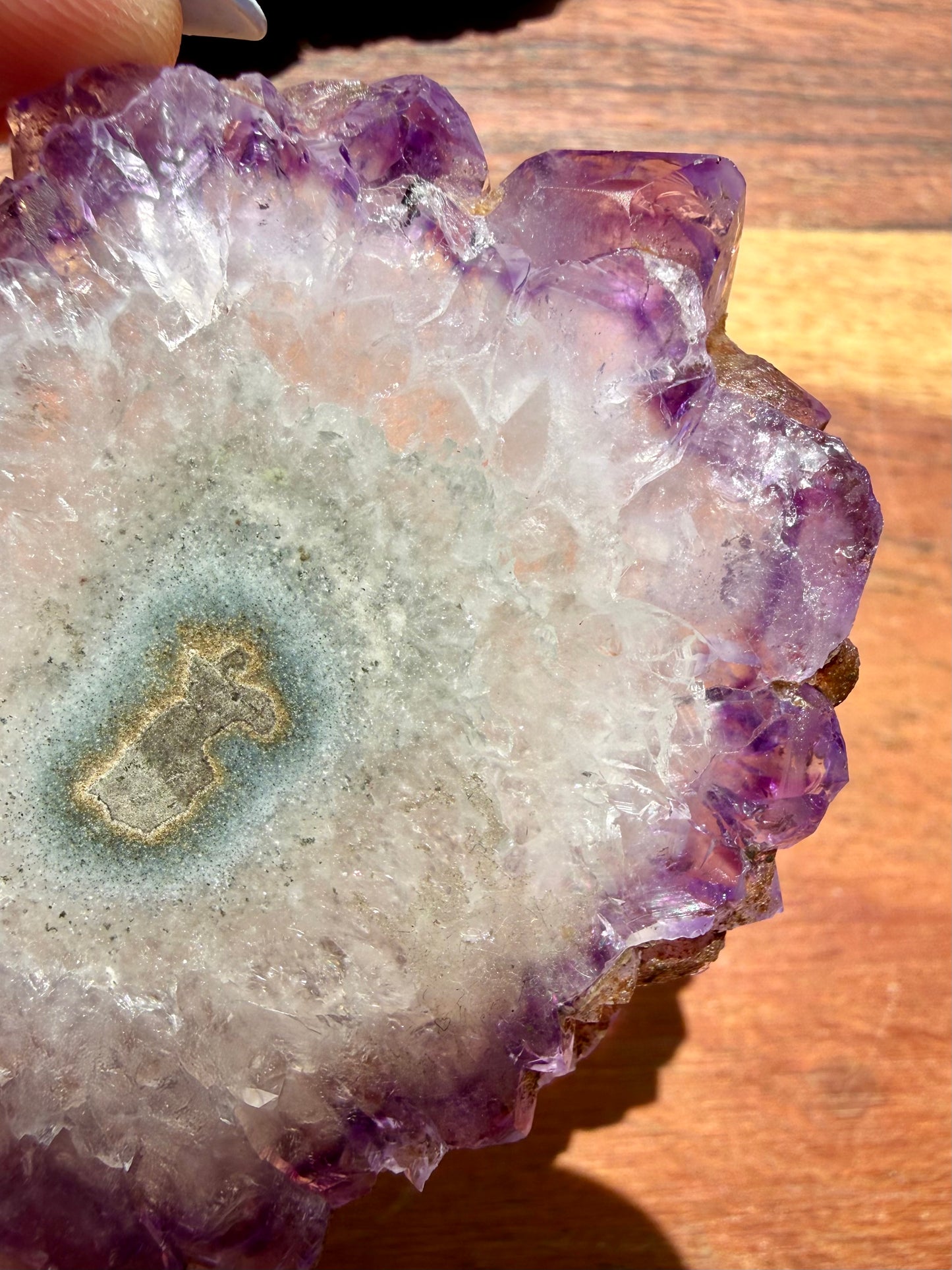 AMETHYST STALACTITE SLICE