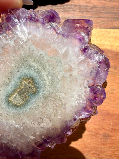 AMETHYST STALACTITE SLICE