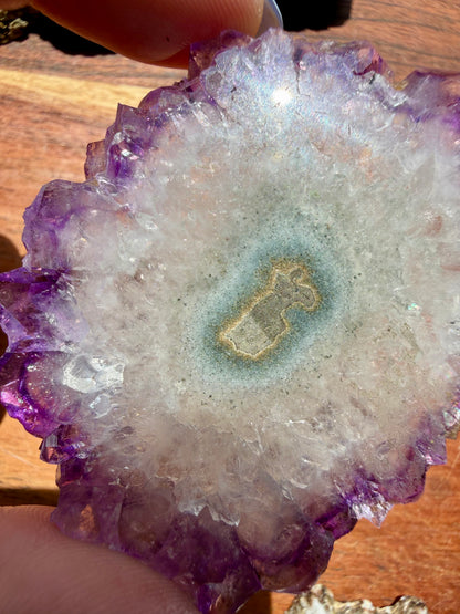 AMETHYST STALACTITE SLICE